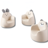 Children’s Mini Cartoon Sofa — Cute Rabbit & Bear Removable Washable Toddler Armchair (1–6 yrs)