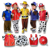 Kids Puppy Patrol Rescue Uniforms — Tops, Trousers, Backpack & Hat (Marshall-style, Chase-style inspired) - Purshay