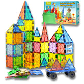 Magnetic Building Blocks for Kids – STEM Educational Construction Toys | DIY Magnet Learning Set (Medium Size) - Purshay