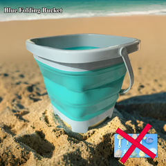 Folding Beach Bucket Set — 11 / 5 / 1pcs Collapsible Sand & Water Toys (Colour Random)