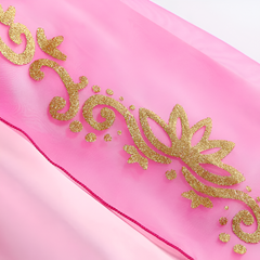 Official Disney Rapunzel Purple Princess Dress — Puff Sleeve Tangled Costume (Girls)