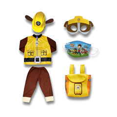 Kids Puppy Patrol Rescue Uniforms — Tops, Trousers, Backpack & Hat (Marshall-style, Chase-style inspired)