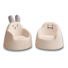 Children’s Mini Cartoon Sofa — Cute Rabbit & Bear Removable Washable Toddler Armchair (1–6 yrs)