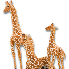 Giant Giraffe Plush Toy — 100cm Soft Stuffed Animal Doll | Birthday Gift for Kids