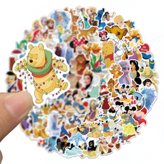 Official Disney Mickey Mouse 50pc Sticker Pack — Waterproof Vinyl Laptop & Car Decals