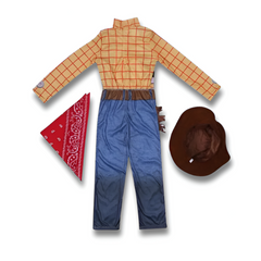 Toy Story Woody Costume with Cowboy Hat – Official Disney Cosplay Outfit for Kids & Adults