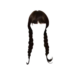 Official Wednesday Addams Girls Costume — Black Puff-Sleeve Cosplay Dress