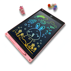12-Inch Electronic Drawing Board for Kids – Colorful LCD Writing Tablet with Stylus – Portable Doodle Board for Children