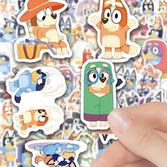 Official Bluey 80–160pc Sticker Pack — Waterproof Vinyl Stickers (Bluey & Friends)