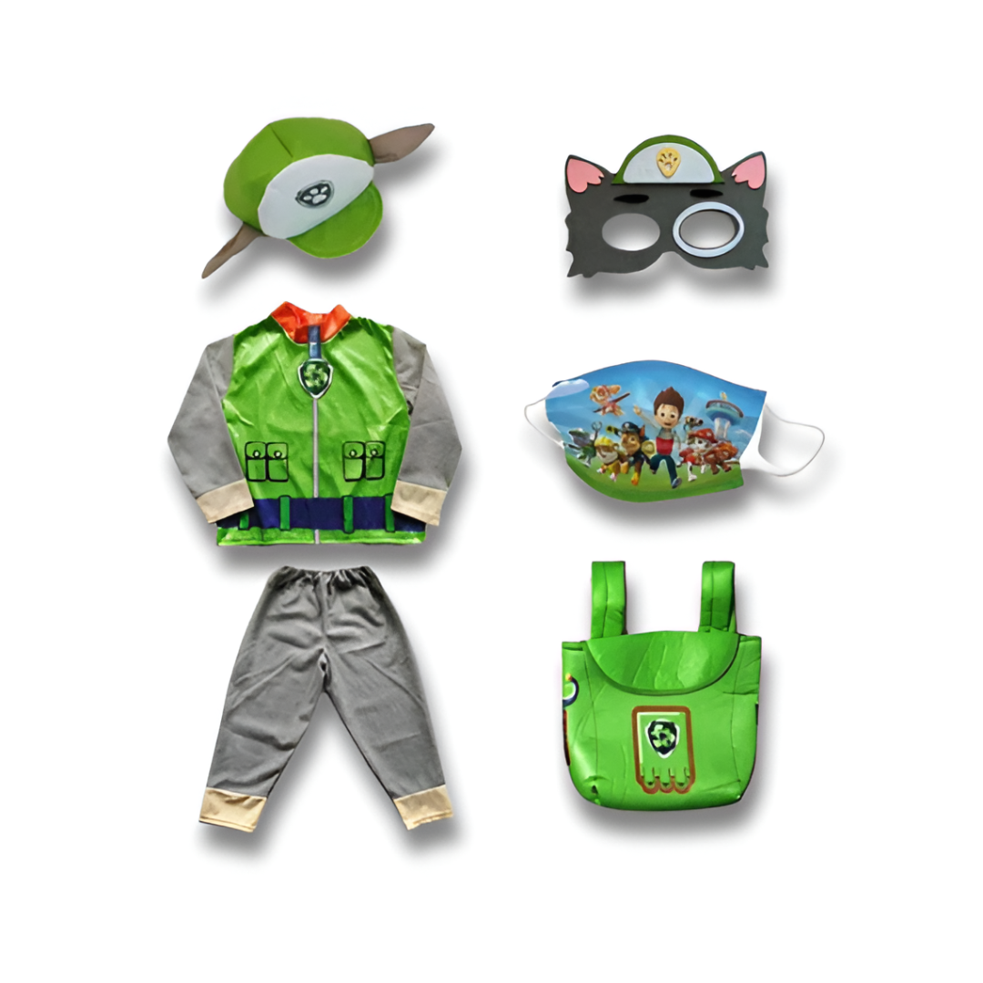 Kids Puppy Patrol Rescue Uniforms — Tops, Trousers, Backpack & Hat (Marshall-style, Chase-style inspired)