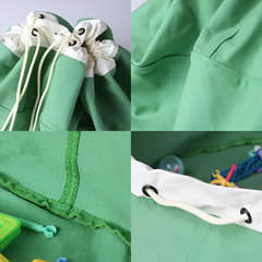 WEEDI Large Toy Storage Bag & Play Mat with Drawstring — Portable Building-Blocks Organizer