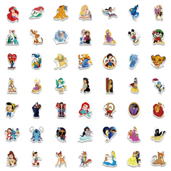 Official Disney Mickey Mouse 50pc Sticker Pack — Waterproof Vinyl Laptop & Car Decals