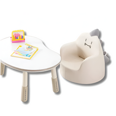 Children’s Mini Cartoon Sofa — Cute Rabbit & Bear Removable Washable Toddler Armchair (1–6 yrs)