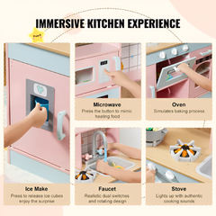 SucceBuy Pretend Play Cooking Toy — Interactive Kids Chef Playset with Lights & Sounds (Ages 3+)