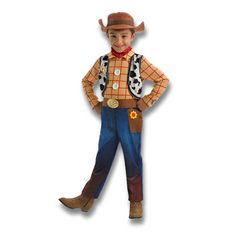 Toy Story Woody Costume with Cowboy Hat – Official Disney Cosplay Outfit for Kids & Adults
