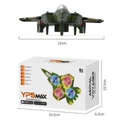 45% OFF This Week Promotions🎉🎉RC Stunt Fighter Jet Toy for Kids with 360° Flips & LED Lights