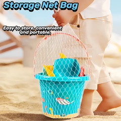 18PCS Beach Sand Toy Set — Durable Plastic Sand & Water Play Tools for Kids