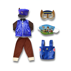Kids Puppy Patrol Rescue Uniforms — Tops, Trousers, Backpack & Hat (Marshall-style, Chase-style inspired)