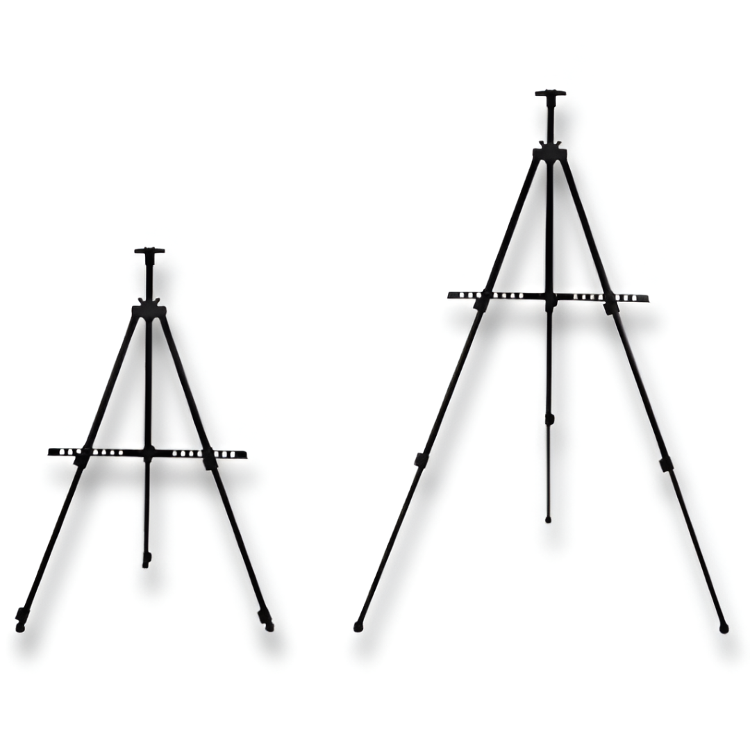 Portable Aluminium Sketch Easel — Adjustable Foldable Travel Easel with Bag