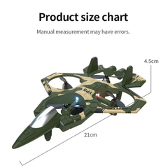 45% OFF This Week Promotions🎉🎉RC Stunt Fighter Jet Toy for Kids with 360° Flips & LED Lights