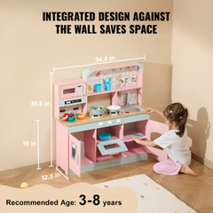 SucceBuy Pretend Play Cooking Toy — Interactive Kids Chef Playset with Lights & Sounds (Ages 3+)