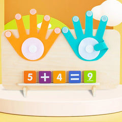Montessori Finger Counting Math Toy – Number Blocks for Toddlers | Educational Counting & Arithmetic Toy for Kids