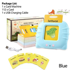 Talking Flashcards Learning Toy – Electronic Audio Flash Card Machine for Kids & Preschool Education
