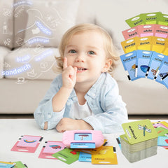 Talking Flashcards Learning Toy – Electronic Audio Flash Card Machine for Kids & Preschool Education