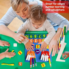 Felt Learning Board – Montessori Math Toy for Kids | DIY Addition & Subtraction Educational Board