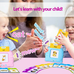 Talking Flashcards Learning Toy – Electronic Audio Flash Card Machine for Kids & Preschool Education