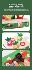 Montessori Carrot Harvest Game – Wooden Pull & Match Toy for Toddlers | Fine Motor Skills & Color Learning