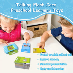 Talking Flashcards Learning Toy – Electronic Audio Flash Card Machine for Kids & Preschool Education