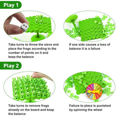 Frog Balance Math Game – Montessori Educational Toy for Kids | Fun Tabletop Balance Board & Parent-Child Game