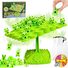 Frog Balance Math Game – Montessori Educational Toy for Kids | Fun Tabletop Balance Board & Parent-Child Game