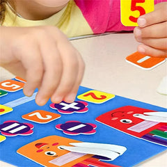Felt Learning Board – Montessori Math Toy for Kids | DIY Addition & Subtraction Educational Board