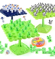 Product variants: frog, panda and astronaut versions of the balance stacking game — choose your theme