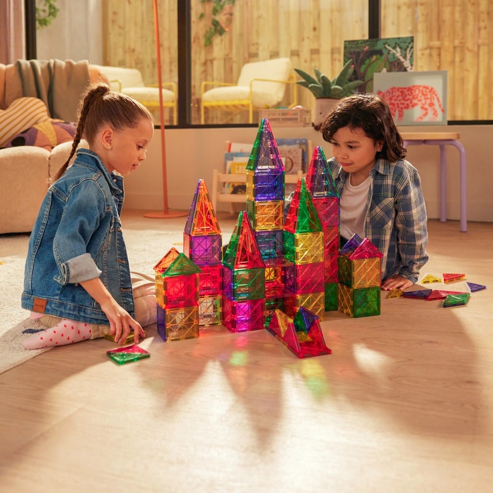Magnetic Building Blocks for Kids – STEM Educational Construction Toys | DIY Magnet Learning Set (Medium Size)