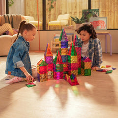 Magnetic Building Blocks for Kids – STEM Educational Construction Toys | DIY Magnet Learning Set (Medium Size)