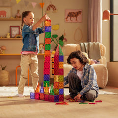 Magnetic Building Blocks for Kids – STEM Educational Construction Toys | DIY Magnet Learning Set (Medium Size)