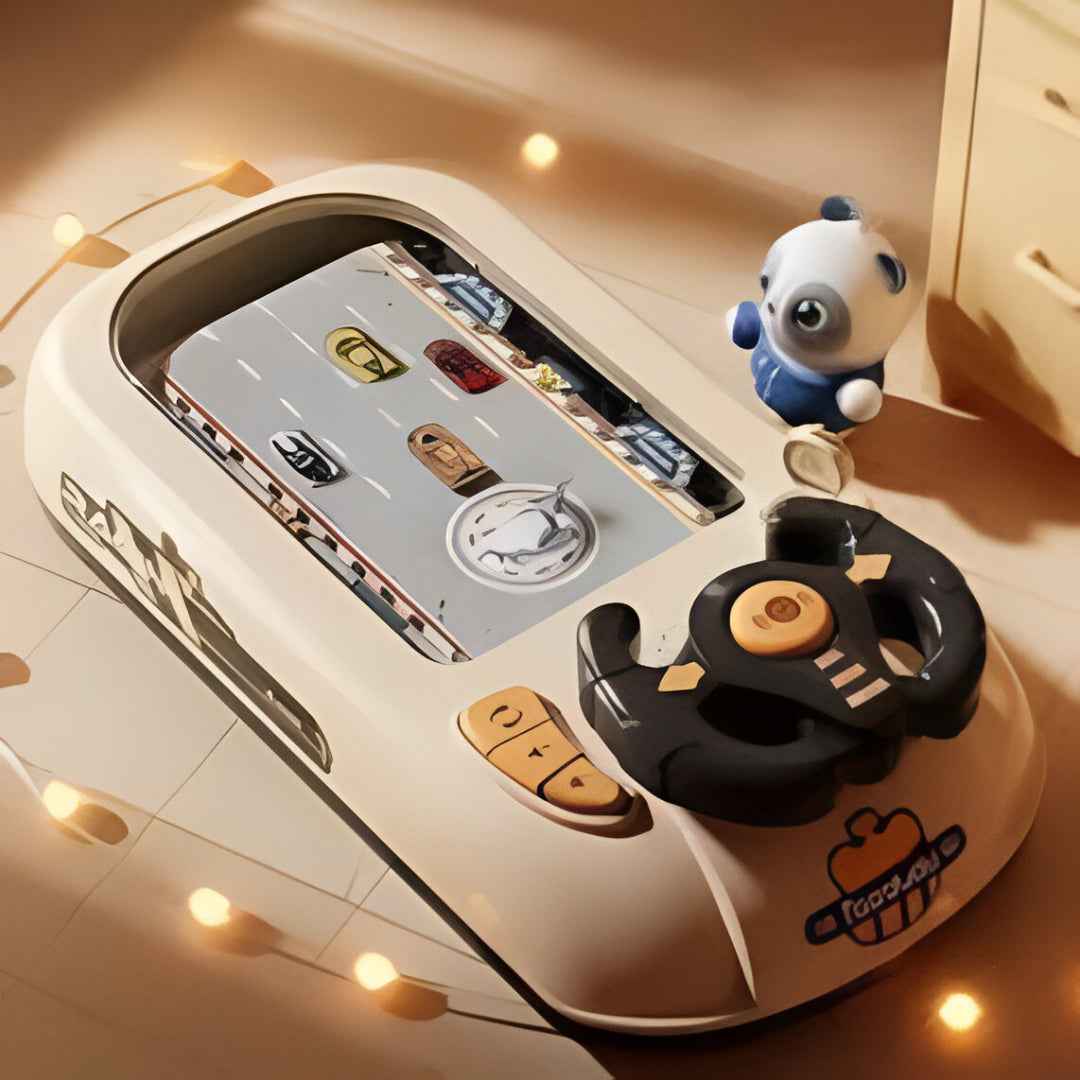 Kids Racing Adventure Steering Wheel Toy – Musical Driving Simulator Game | Educational Electric Toy for Children
