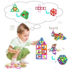 Purshay magnetic tiles set with storage bag and box — available in 20/32/40/56/60/84 piece variants