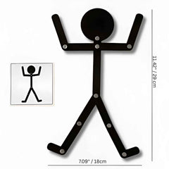 Montessori Wooden Stickman Puzzle — creative DIY puzzle toy for kids